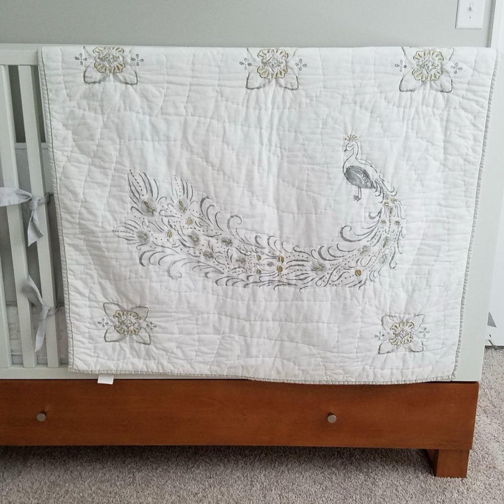 Pottery Barn Kids Gray Bedding Set